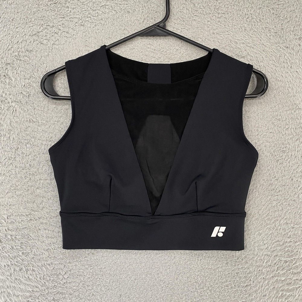 Forme Radiance Bra Womens Large Black Posture Correcting Longline Stretch USA